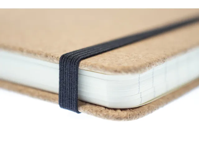 Carnet de notes Kangaro A6 liège ligné 96 feuille 80 gr blanc crème