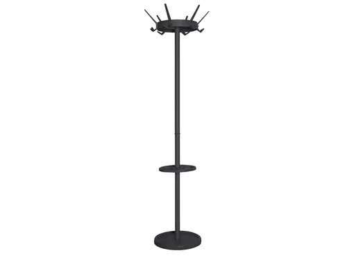 Kapstok Vepa Bins Crown 18 haken staand zwart