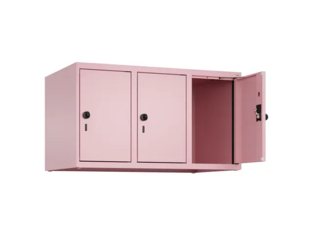 opzetkast,v. locker,3vak.,vak B 300mm,HxBxD 500x900x500mm,draaigrendel