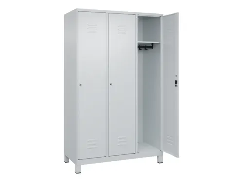 locker,HxBxD 1950x1200x500mm,3vak,vak B 400mm,cil.-slot,voeten