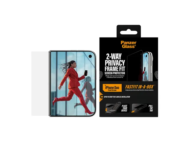 PanzerGlass 2-Way Privacy Front Screen Protector iPhone Duo | FRAME