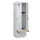 locker met bank,HxBxD 1950x600x815mm,2vak,vak B 300mm,draaigrendel