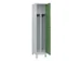 locker voor scheiding van kleding,HxBxD 1950x400x500mm,1vak