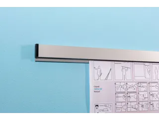 Paperrail 100cm aluminium grijs - 2