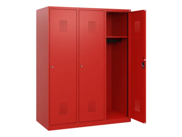 schoollocker,HxBxD 1530x1200x500mm,3vak,vak B 400mm,cil.-slot