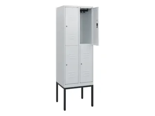 dubbeldekse locker,HxBxD 1950x600x500mm,2x2vak.,vak B 300mm - 2