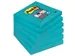 Memoblok Post-it 654 Super Sticky 76x76mm blauw 90 vel