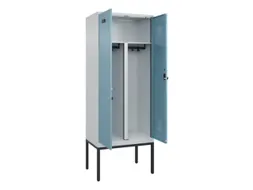 PBM-locker,HxBxD 2120x800x500mm,2vak,vak B 400mm,draaigrendel