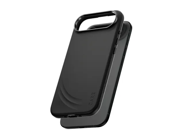 PanzerGlass CARE R-Flow Hoes Zwart voor iPhone 17 Air met MagSafe