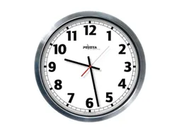 Wandklok Kwarts Aluminium Klokkenkast Ø 50cm Cijferaanduiding Vlak