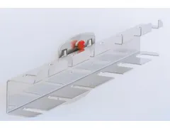 Schroevendraaierhouder Geperforeerde Platen 12 Stuks Aluminium-Kleurig