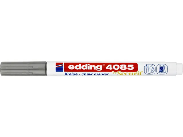 Krijtstift edding by Securit 4085 rond 1-2mm zilver