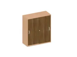 Schuifdeurkast 1150x1000x430mm Romp Beuken Decor Front Noten
