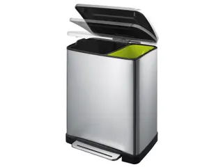 Pedaalemmer Afvalscheiding 46 Liter Mat Rvs - 3