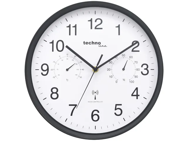 Wandklok Technoline WT 8945 30cm zwart