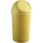 afvalbak,25l,HxØ 615x312mm,romp PP geel,deksel PP geel