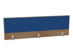 opzetpaneel,v. bureau,aanbouw achter,B 1800mm,NT-cherry,BN6016-blauw
