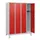 schoollocker,HxBxD 1630x1200x500mm,4vak,vak B 300mm,cil.-slot,voeten