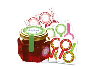 Keuken Etiket Herma 15446 New Look Rood 3 vel - 6