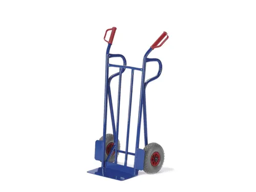 steekwagen,draagverm. 250kg,lucht-banden,steekplaat BxD 400x180mm