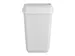 Afvalbak 441404 kunststof mat wit 43 Liter