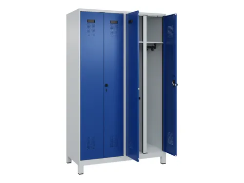 locker voor scheiding van kleding,HxBxD 1950x1200x500mm,4vak