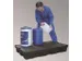 bac de rétention PE,p. bidons,vol. rétention 100l,HxlxP 175x1200x800