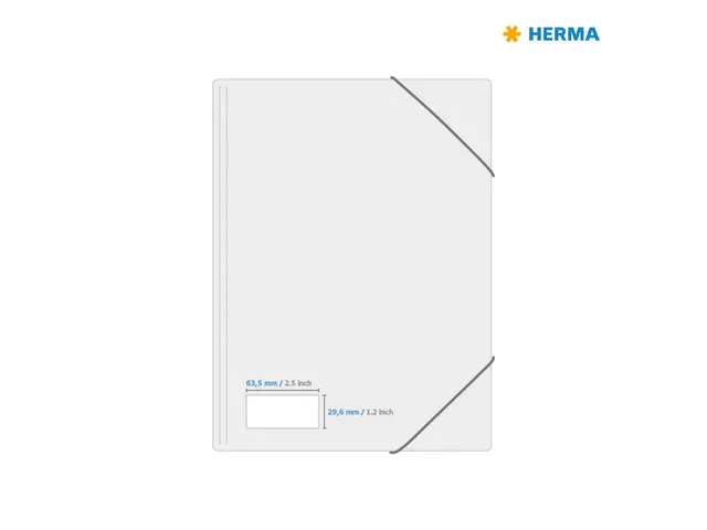 HERMA 5143 Gekleurde etiketten A4 63,5x29,6mm Neon Groen 540 stuks