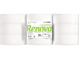 Renova Green toiletpapier Jumbo 2-laags 250m pak van 9 rollen - 2