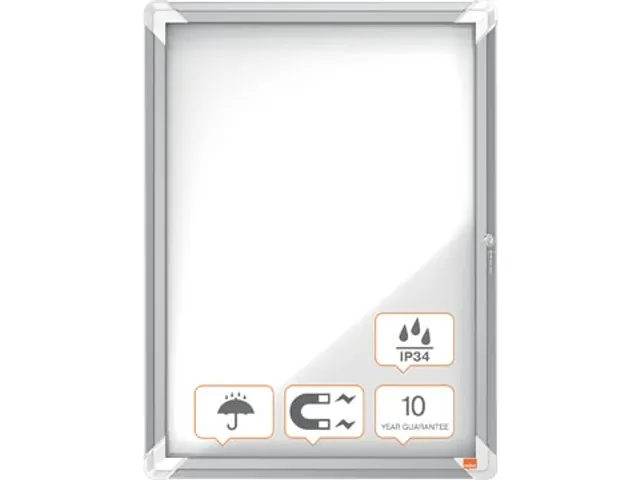 Vitrine buitenvitrine voor 4 x A4 69,2 x 53,2 x 4,5