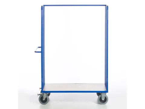 pakketwagen,draagverm. 600kg,laadvl. LxB 1200x800mm,houtetage,RAL5010