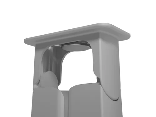 Addit kabelgeleider Grijs voor zit-sta Bureau 130cm incl. magneethoude