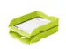Bac à courrier HAN Re-LOOP A4 / C4 empilable et emboîtable, vert cit