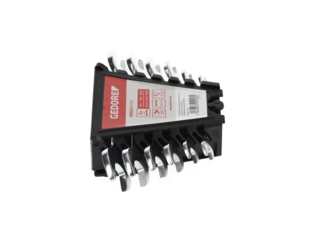 R05125006 Dubbele steeksleutelset kort SW6-17mm 6-delig