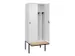 locker voor scheiding van kleding,HxBxD 2120x800x815mm,2vak