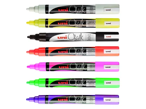 Krijtstift Uni-ball chalk rond 1.8-2.5mm fluor groen