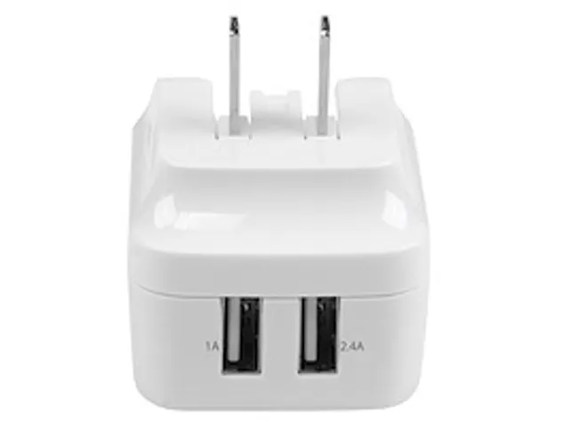 2-poorts USB-lader hoog vermogen (17W/3,4A) reislader (int.) wit
