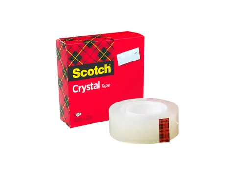 Plakband Scotch 600 19Mmx33M Crystal Clear