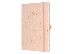 Notitieboek Jolie Beauty A5 hardcover gelinieerd roze love 174 blz 80g