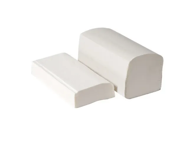 Handdoekpapier Eco Cellulose Z-vouw 2-laags Wit doos 20x160st