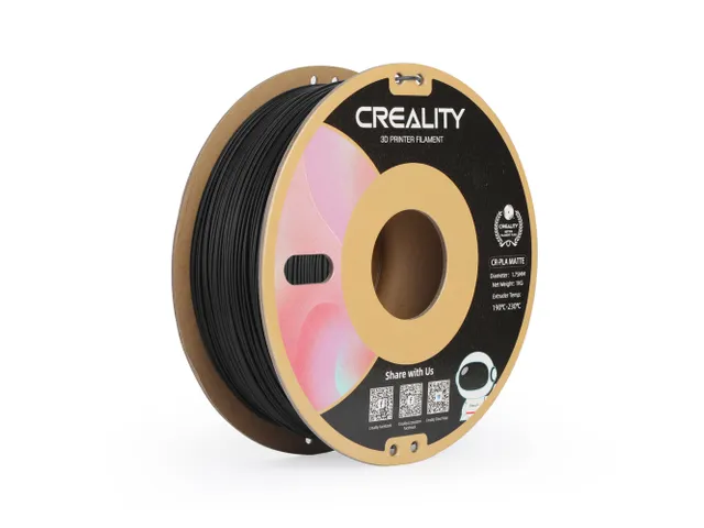 Creality 3D printer Filament CR-PLA Matte 1.75mm mat zwart 1kg