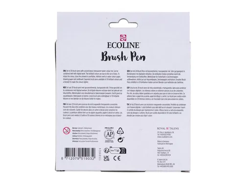 Brushpen Talens Ecoline set à 20 stuks landschap
