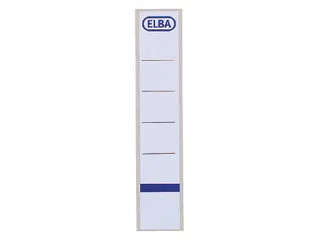Rugetiket Elba smal 34x190mm zelfklevend wit/blauw 10 stuks - 2