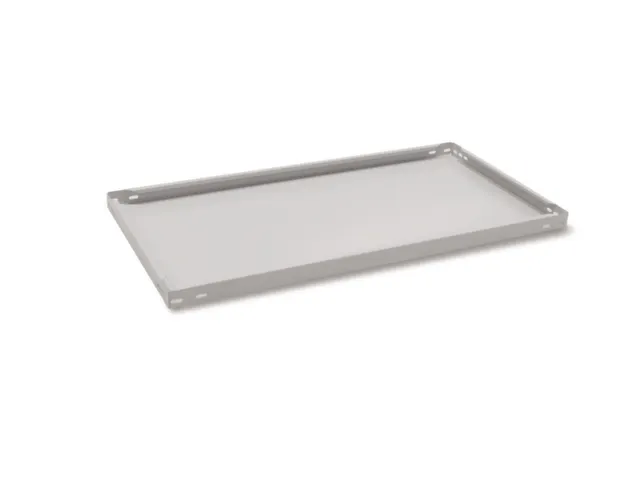 legbord,v. magazijnstelling,BxD 1000x600mm,vakl. 200kg,staal,RAL7035