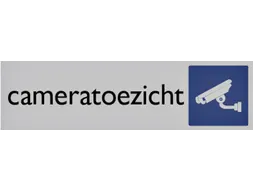 Infobord pictogram cameratoezicht 165x44mm