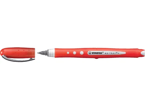 Rollerpen Stabilo Worker Colorful 2019/40 rood 0.5mm
