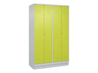locker voor scheiding van kleding,HxBxD 1950x1200x500mm,4vak - 1