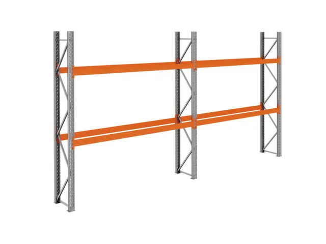 palletstelling,basis+1xaanbouw,HxBxD 3360x5700x750mm,vakl. 3000kg