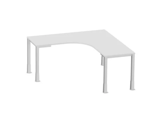 bureau à retour à hauteur réglable,HxlxP 720-840x1600x1600mm,Bl-bla