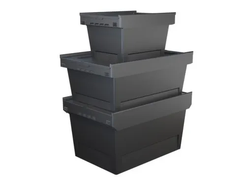 Herbruikbare containers,3bakken,HxLxB 240x410-610x300-400mm,18-58l,PP